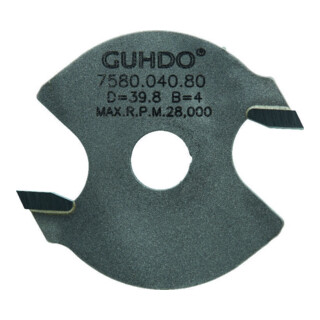 GUHDO Scie à rainurer HW 175/8 Dents 2 40x3,5x8