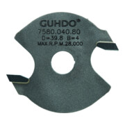 GUHDO Scie à rainurer HW 175/8 Dents 2 40x3,5x8