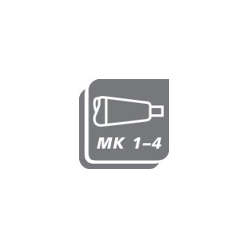 GÜHRING Foret hélicoïdal DIN345 HSSCo5 affûté type INOX queue MK 23,50 mm