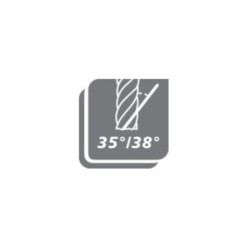 GÜHRING Fraise à rapport longue DIN6527 VHM FIRE Z4 Tige HA 14 mm
