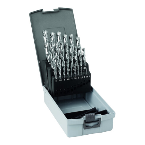 GÜHRING Jeu de forets hélicoïdaux DIN338 HSSE rectifiés type VA 1-10,5 mm