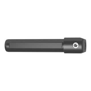 Gühring Porte-outil à queue ronde GB 104.0025.100.00.15.N.IK avec alimentation interne de liquide de refroidissement brunie