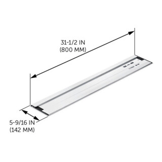 Guida da 800 mm per seghe circolari a mano, Lunghezza 800 mm