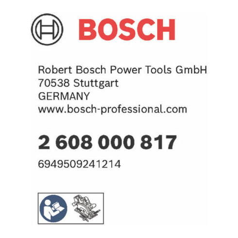 Guide parallèle Bosch GKS 18V-57-2