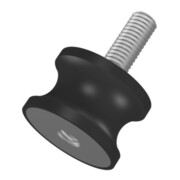 Gummi-Metall-Puffer talliert Typ B D20xH30 M6x18 NR57-1