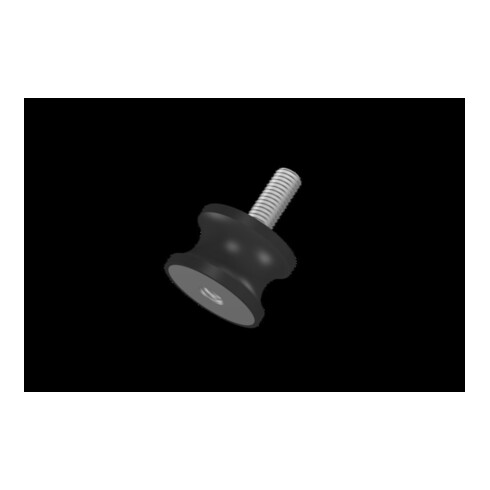 Gummi-Metall-Puffer talliert Typ B D20xH30 M6x18 NR57