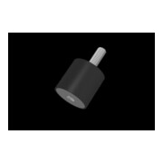 Gummi-Metall-Puffer zylindrisch Typ B D10xH15mm M4x10 NR57