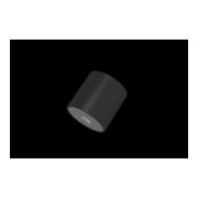Gummi-Metall-Puffer zylindrisch Typ C D25xH25mm M6 NR57