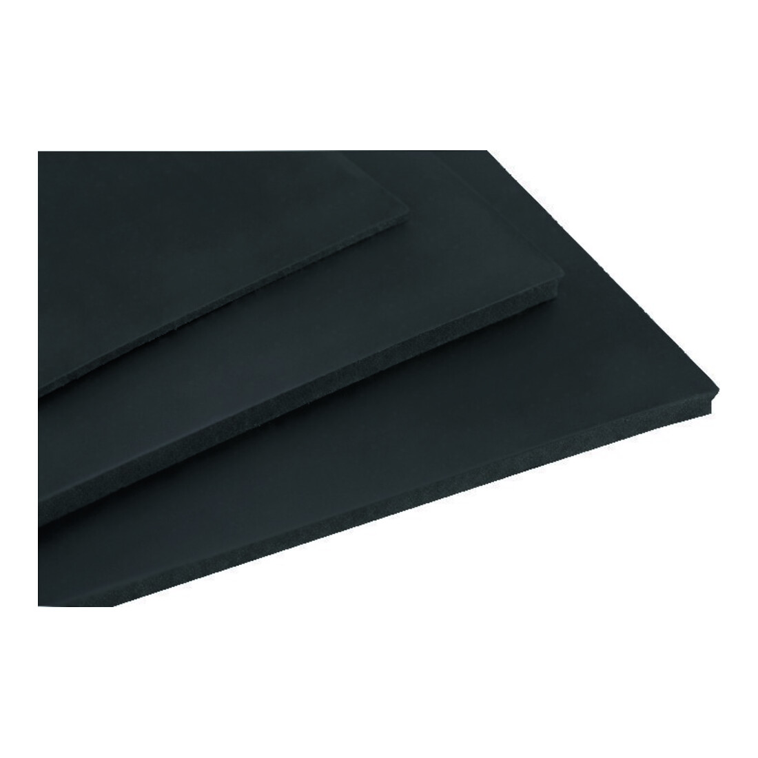 Gummi-Platte FKM rein, 75 Shore A 3,0 mm, 750x5000mm