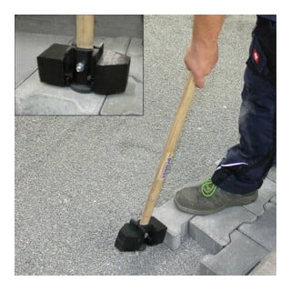Gummihammer GH ERGO K Eigengew.2,5kg schwarz Stiel-L. 400 mm PROBST