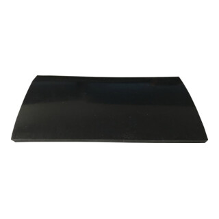 Gummiplatte B.1,4m L.10m D.3mm schwarz EPDM/SBR m.Gewebeeinlage