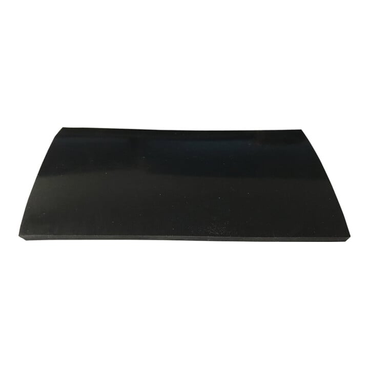 Gummiplatte B.1,4m L.10m D.3mm schwarz EPDM/SBR m.Gewebeeinlage
