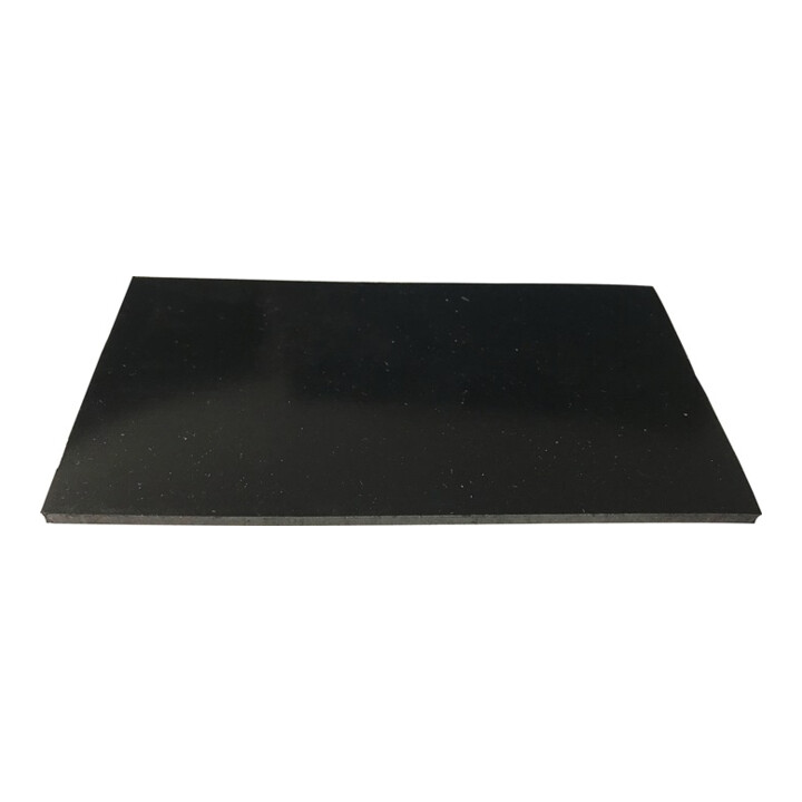 Gummiplatte B.1,4m L.10m D.3mm schwarz EPDM/SBR o.Gewebeeinlage