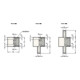 Gummipuffer GN 351 d1 50 mm,d2 M 10 h 40mm m.2 Innengewinden l 28mm GANTER-4