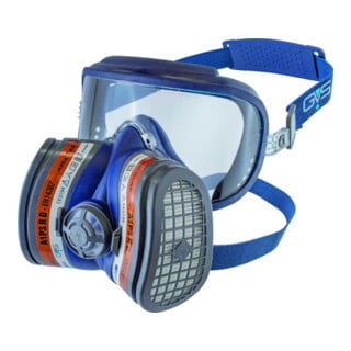 GVS Masque intégral réutilisable Elipse Integra A1-P3 RD, Taille M/L