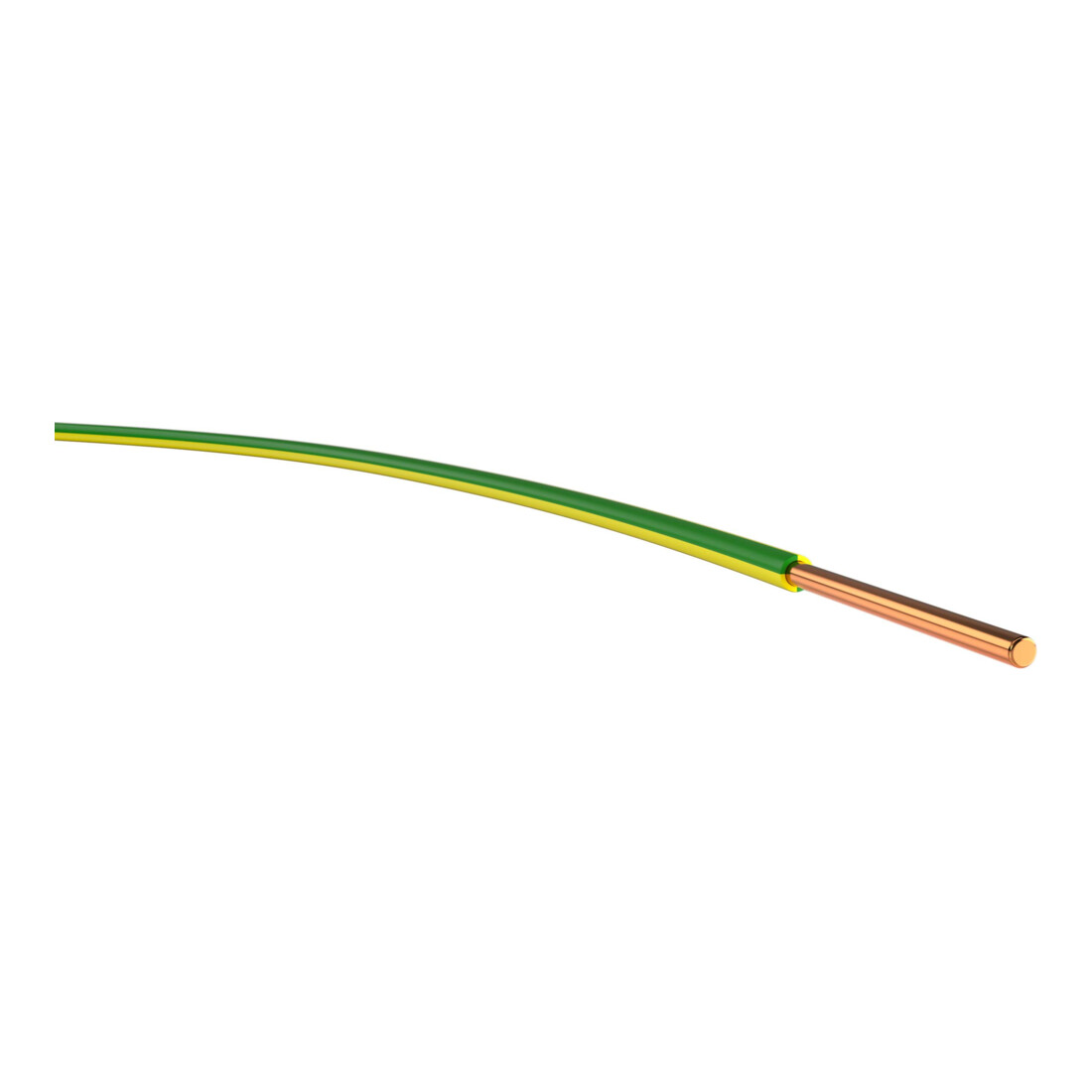(H)07V-U 16 gn/ge Câble rigide 100 conducteurs