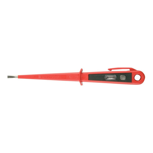 H+H Phasetesteur VDE rouge unipolaire 3,5x0,6x100mm