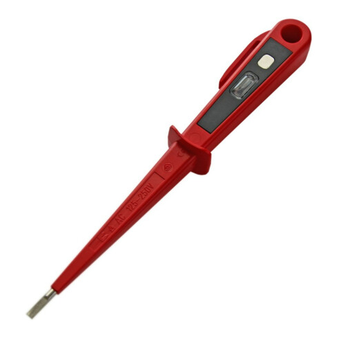 H+H Phasetesteur VDE rouge unipolaire 3,5x0,6x100mm