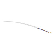 H03VV-F 2x0,75 blanc Câble en gaine PVC longueur 100-1