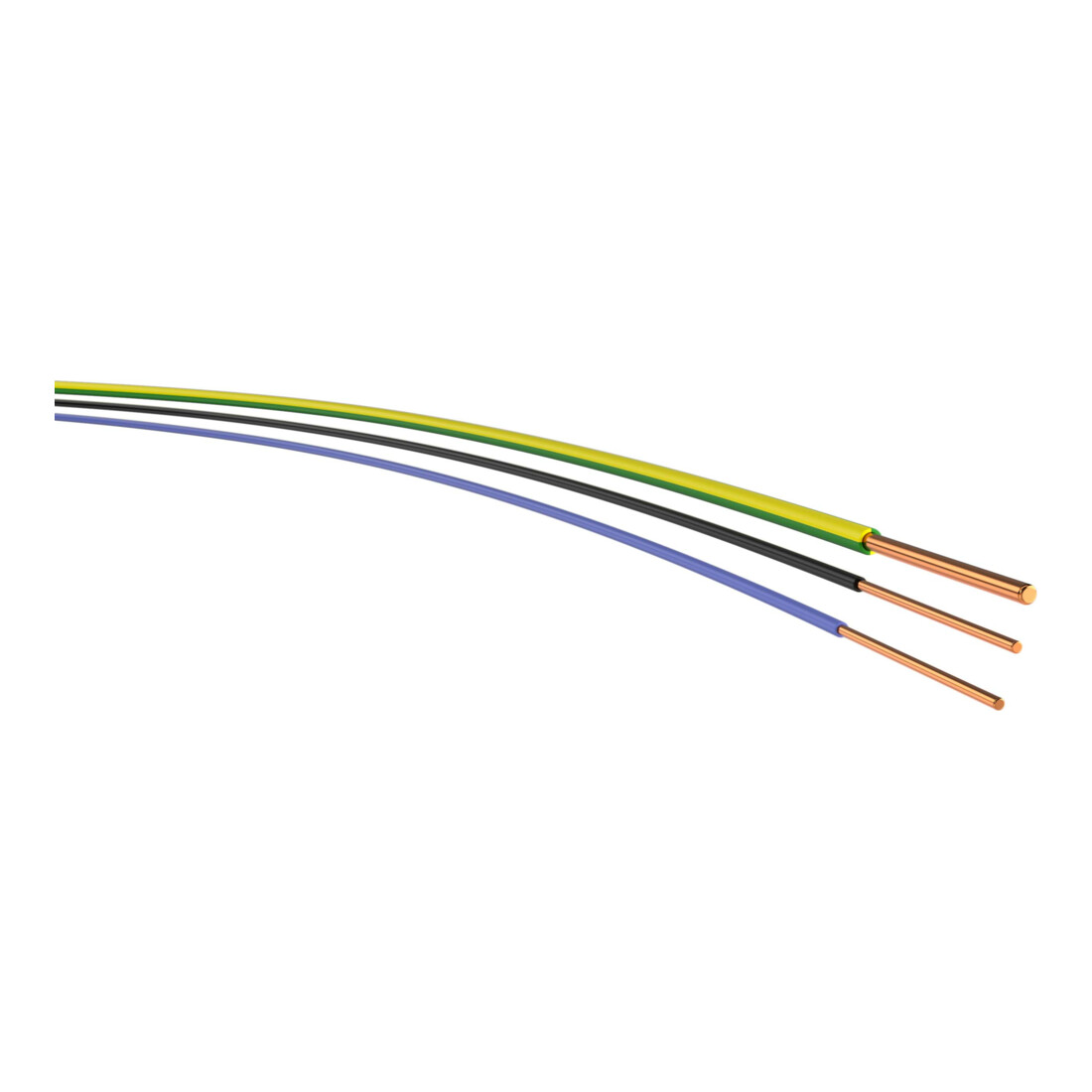 H05V-U 0,5 rt Eca Ri100 Aderltg eindrähtig