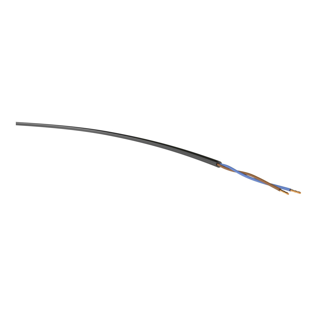 H05VV-F 2x2,5 sw Eca Ri100 câble flexible en PVC