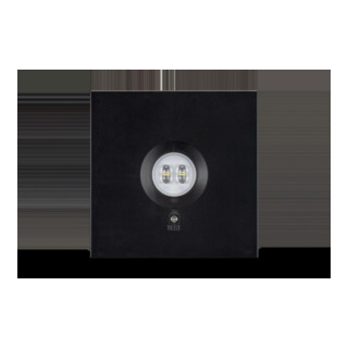 H1 SOLUTIONS Lampe de sécurité IllusquareAT3H noire