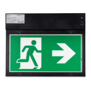 H1 SOLUTIONS Lampe de signalisation de secours UnlimitedMAT3H noire