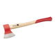 Hache forestière L. de manche 685 mm poids 1400 g lame extra-large manche en frê