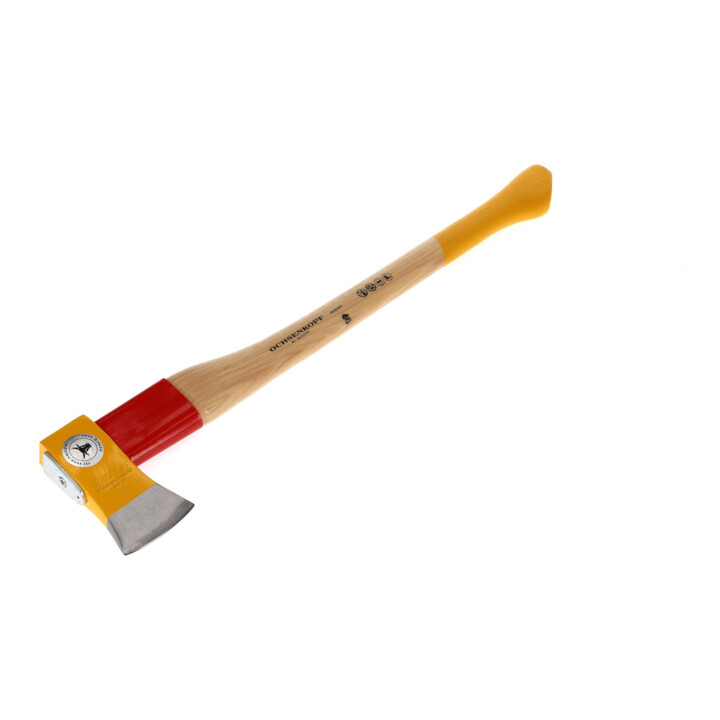 Hache Ochsenkopf SPALT-FIX ROTBAND-PLUS avec manche en hickory de 70 cm