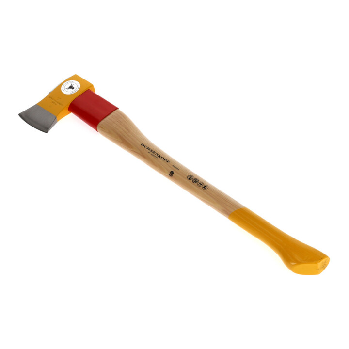 Hache Ochsenkopf SPALT-FIX ROTBAND-PLUS avec manche en hickory de 70 cm