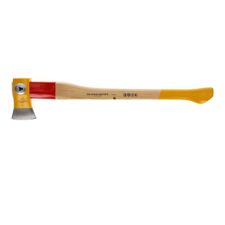 Hache Ochsenkopf SPALT-FIX ROTBAND-PLUS avec manche en hickory de 70 cm