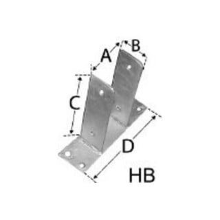 hadra HB-Poteau support tzn 91 CE