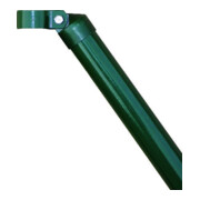 hadra Tiges avec collier 34 vert revêtu 34x2000 mm
