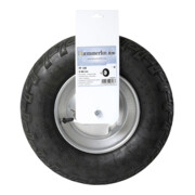 HAEMMERLIN Roue pneumatique avec jante métal et axe 400 x 100 mm 400x100mm