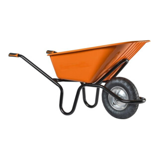 HAEMMERLIN Schubkarre Crusader Kunststoffmulde 120 L
