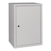 Hängeschrank H600xB400xT300mm Vollblech,1 BD Stahlbl.lichtgrau/lichtgrau