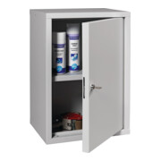 Hängeschrank H600xB400xT300mm Vollblech,1 BD Stahlbl.lichtgrau/lichtgrau-4