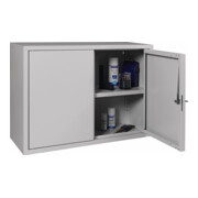 Hängeschrank H600xB800xT300mm Vollblech,1 BD Stahlbl.lichtgrau/lichtgrau-4