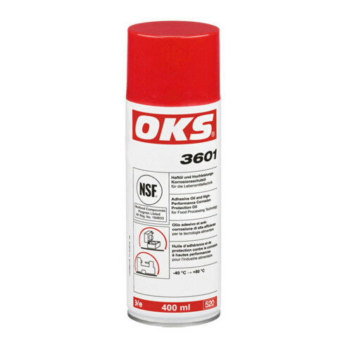 Haftöl-/Hochleistungskorrosionsschutzöl OKS3601 gelbbraun NSF H1 400ml Spraydose
