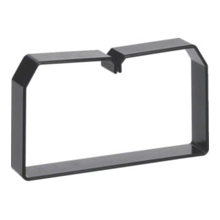 Hager Agrafe LK 75125 PVC noir 75 × 125 mm
