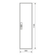 Hager Armoire à compteur universZ 1100×300×205, IP44 ZB31S-1
