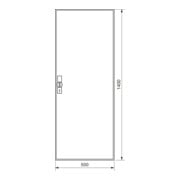 Hager Armoire à compteurs universZ 1400×550×205, IP44 ZB52S-1