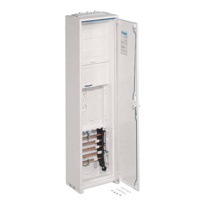 Hager Armoire complète, univers Z 1 ZP, BKE-I, 1 module, ZB31ET21W1