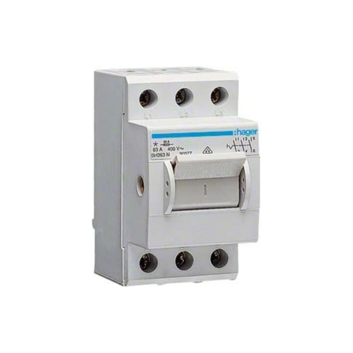 Hager Ausschalter 63A,3-pol,2.5PLE SH363N