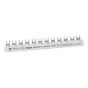 Hager Barre de phase 12 modules 63A L1L2L3N-L1N-L2N KDS463AT-1