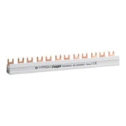 Hager Barrette de phase 2P, 10qmm, 12mod, fourche KDN263A-1
