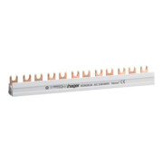 Hager Barrette de phase 2P, 10qmm, 57mod, Fourche KDN263B-1