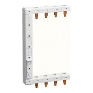 Hager Barrette de phase 3+N 2 rangées gauche KCF663L
