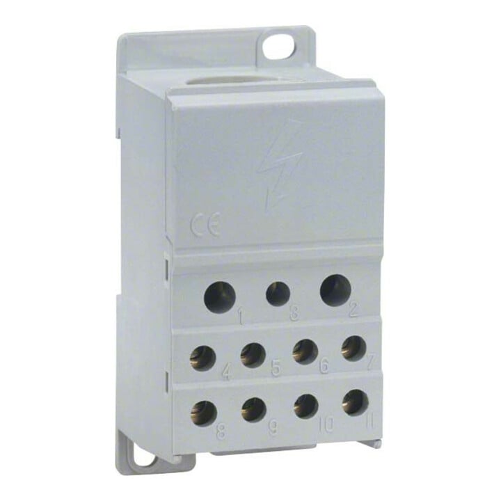 Hager Bloc de distribution 160A/250A, 1 pôle KJ02A