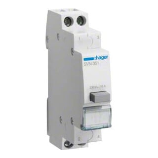 Hager Bouton-poussoir 1S/1O SVN351